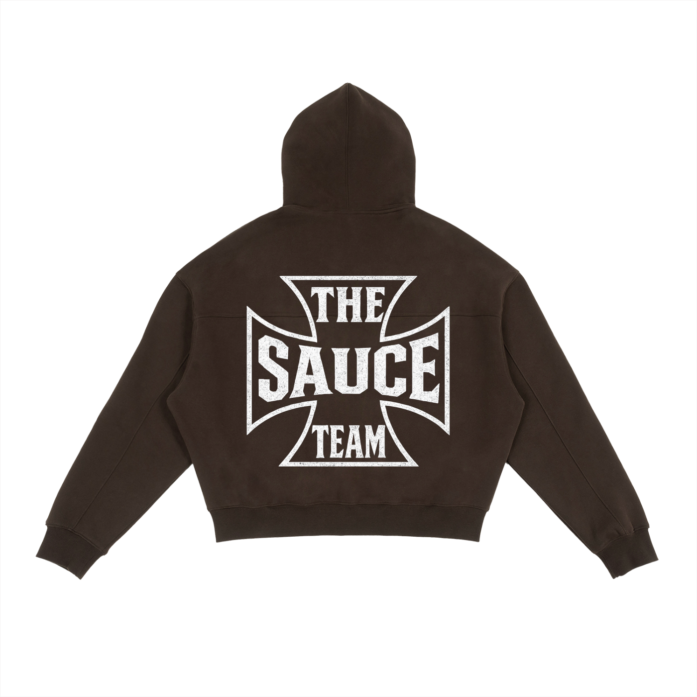 T$T CHOPPA GANG Zip-Up Boxy Hoodie