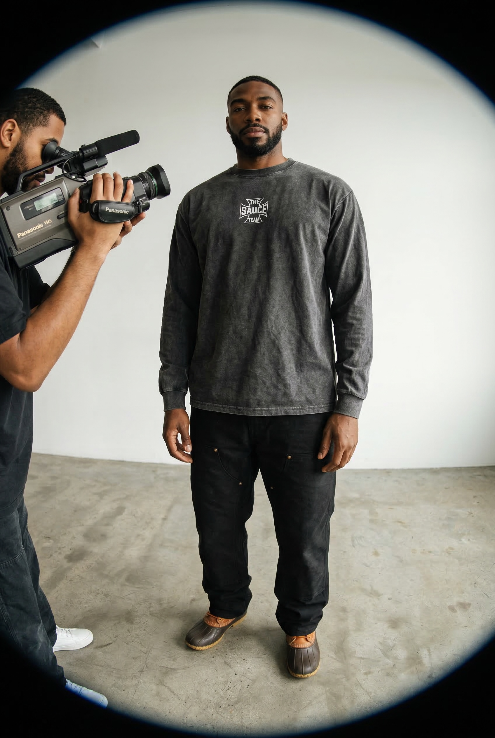 TST. Acid Wash Oversize Long Sleeve