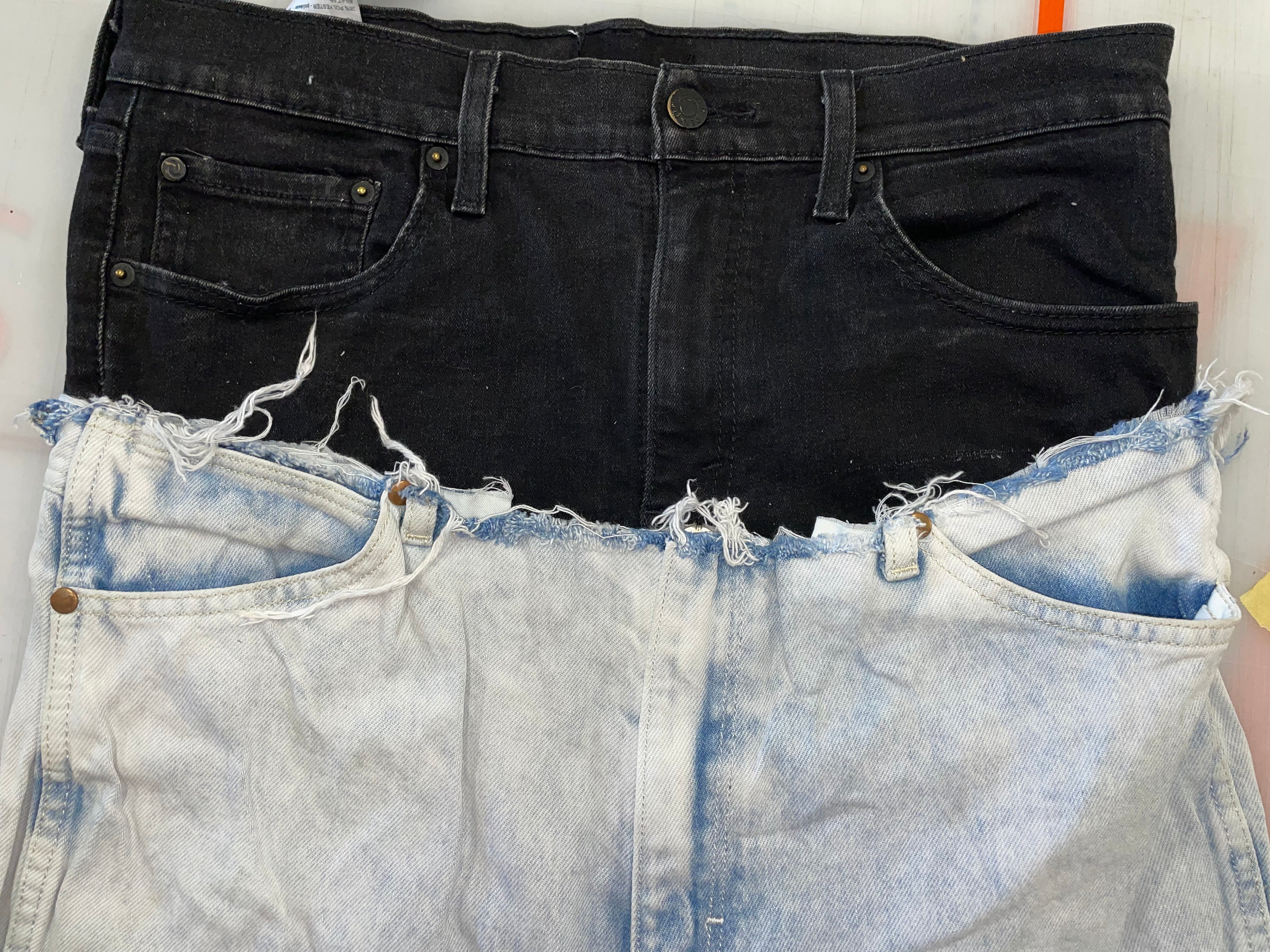Double Waisted Flared Jean$