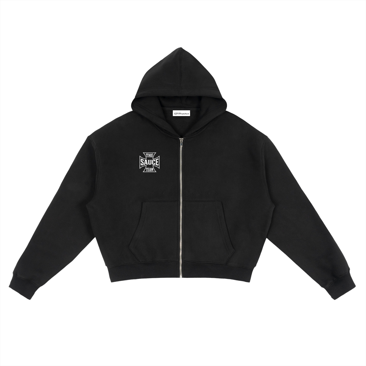 T$T CHOPPA GANG Zip-Up Boxy Hoodie