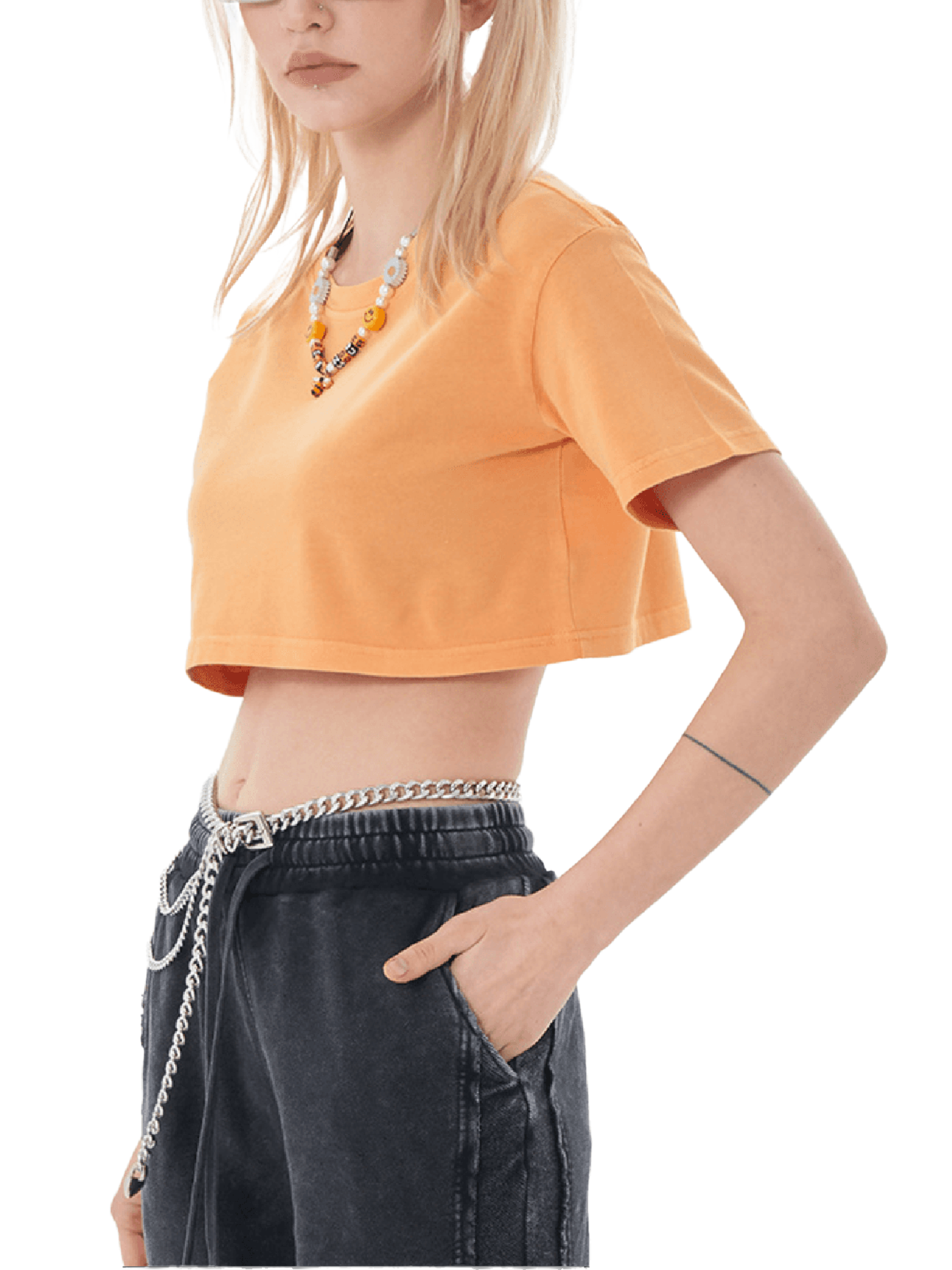 Washed Crop $TRANGER$ TOP